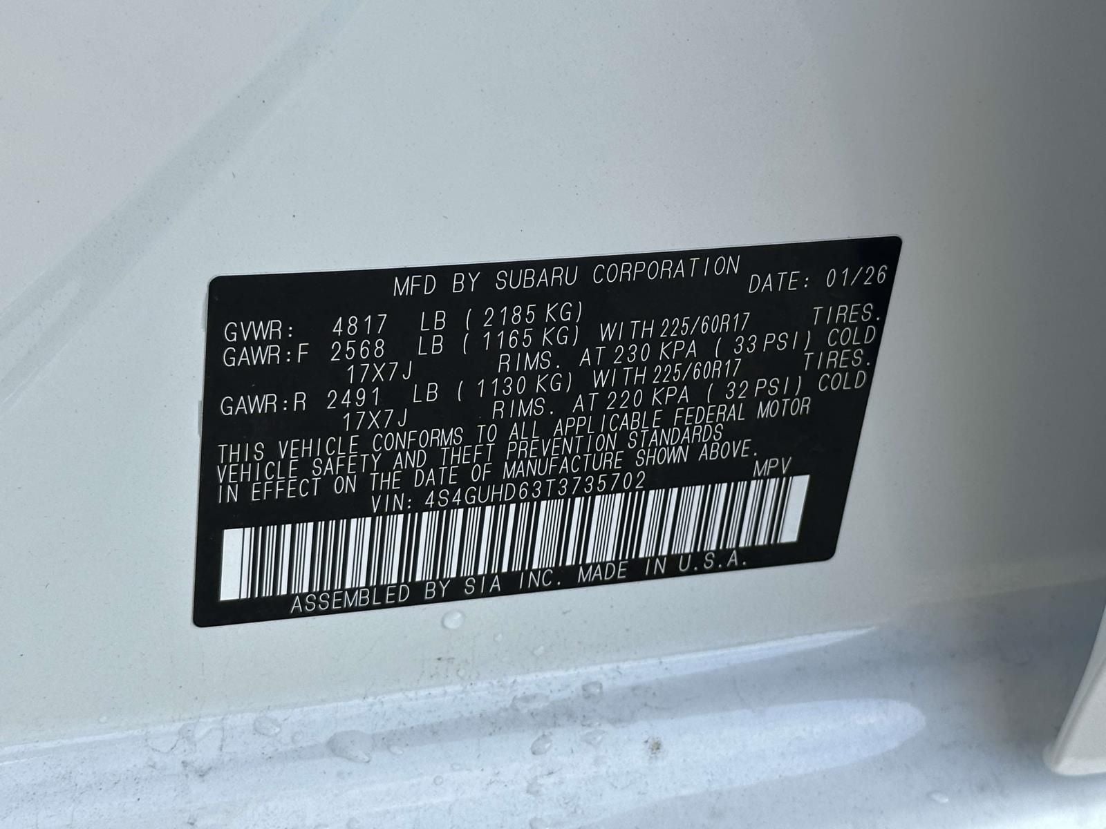 2026 Subaru Crosstrek Premium