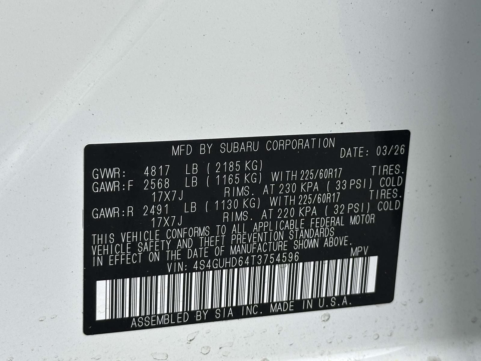 2026 Subaru Crosstrek Premium
