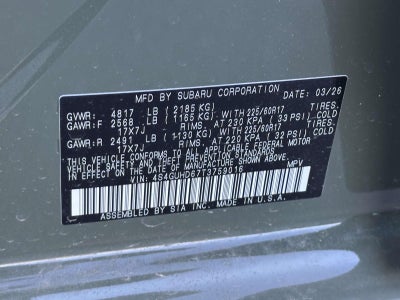2026 Subaru Crosstrek Premium