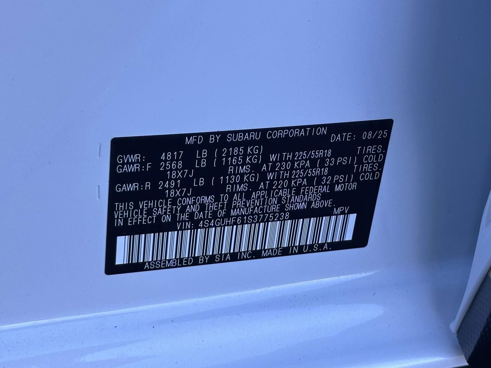 2025 Subaru Crosstrek Sport