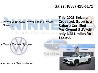 2025 Subaru Crosstrek Sport