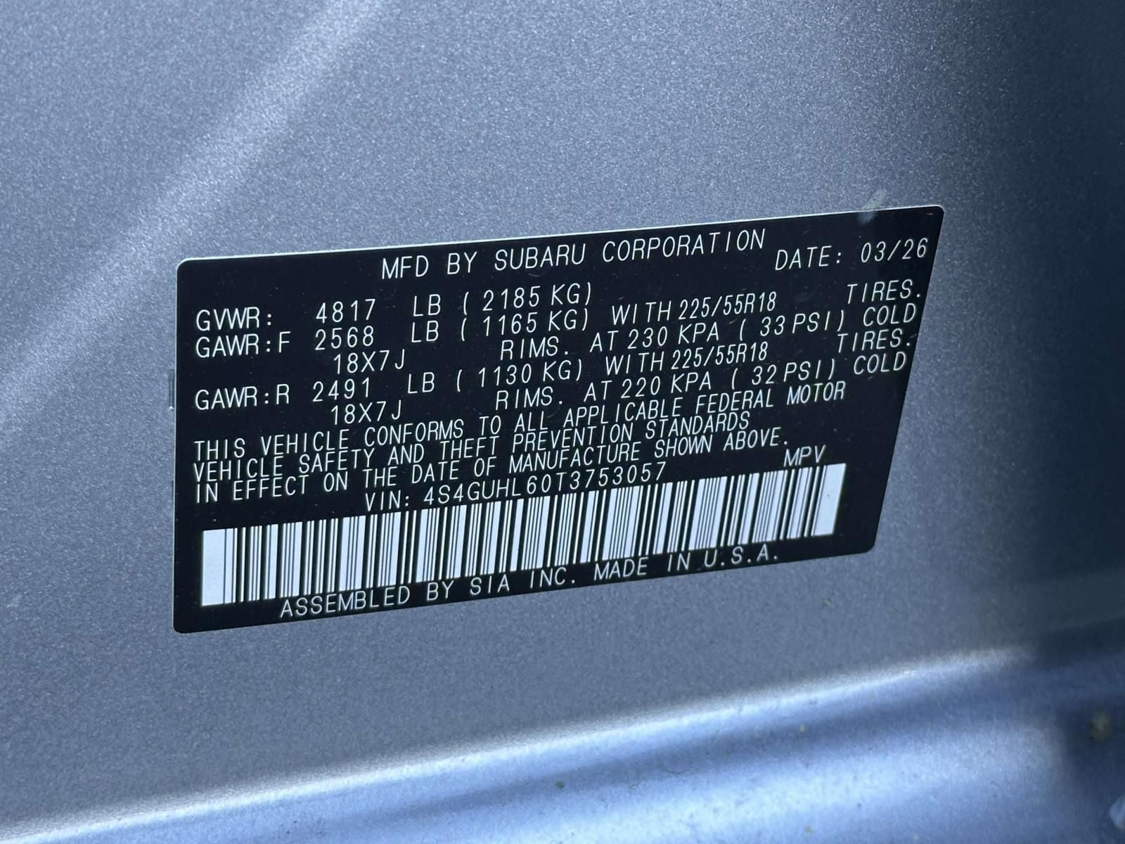 2026 Subaru Crosstrek Limited