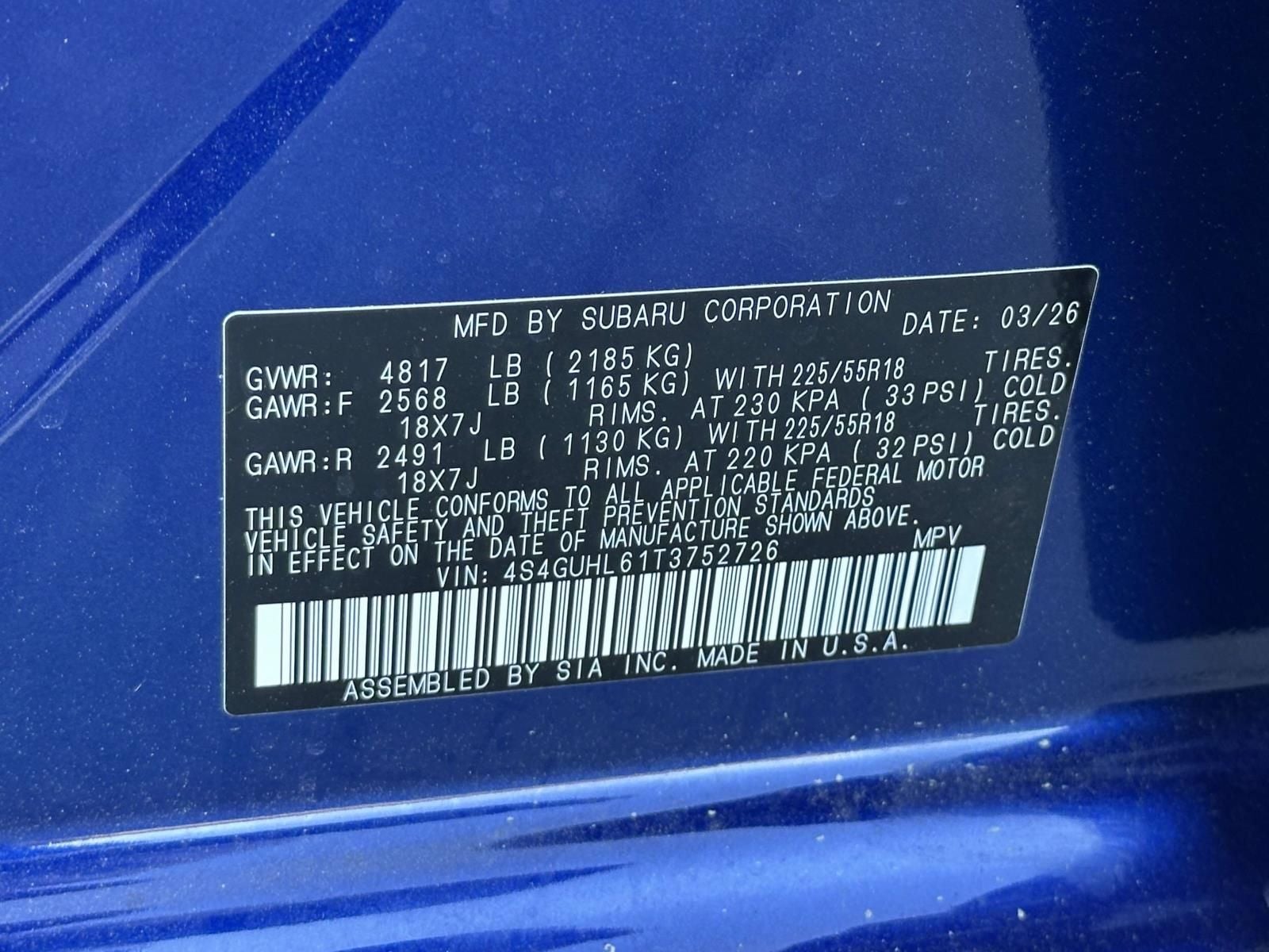 2026 Subaru Crosstrek Limited
