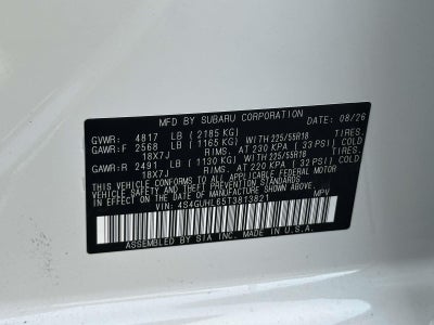 2026 Subaru Crosstrek Limited