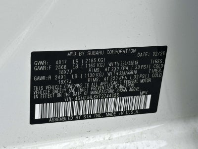 2026 Subaru Crosstrek Limited