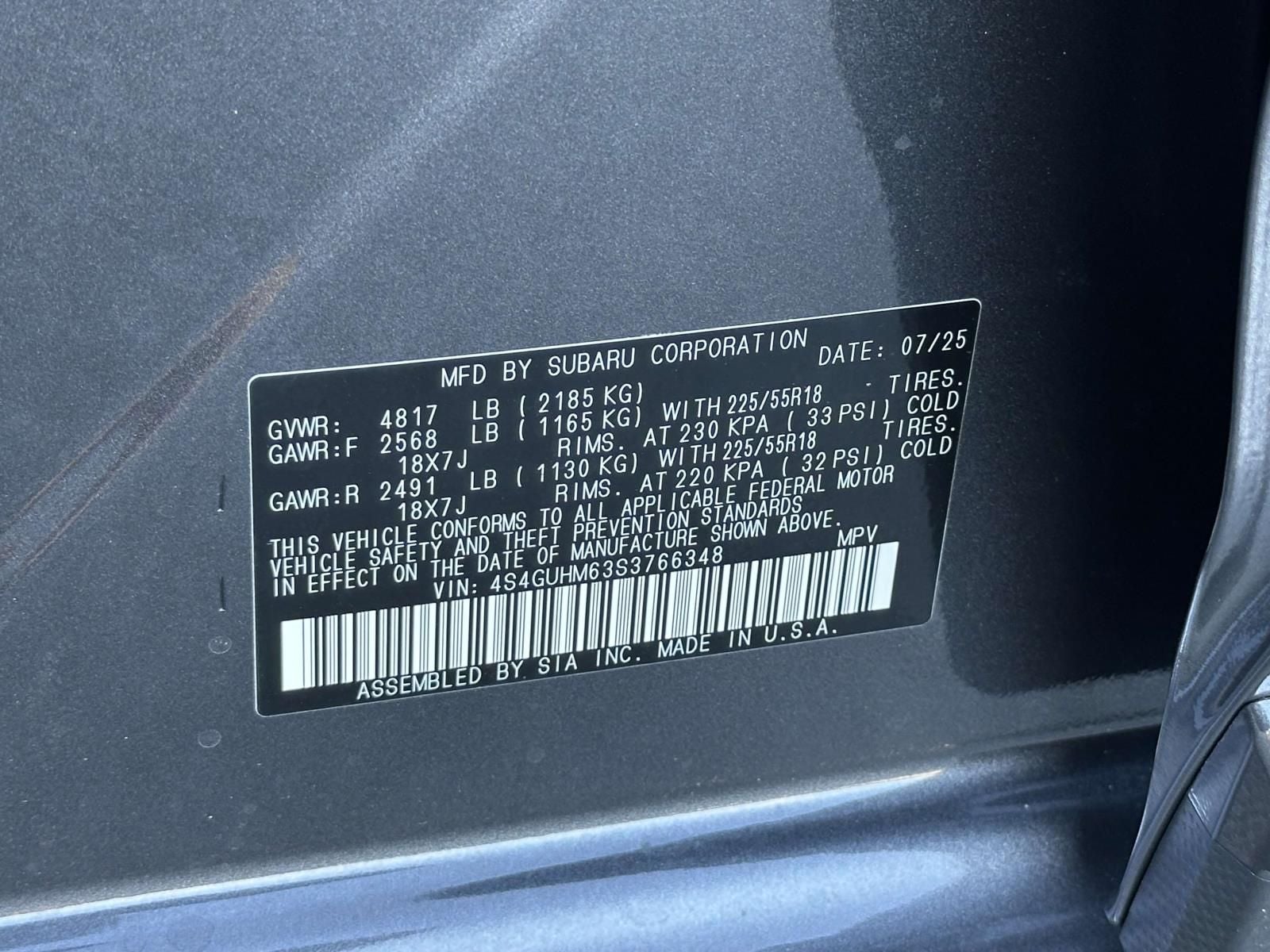 2025 Subaru Crosstrek Limited