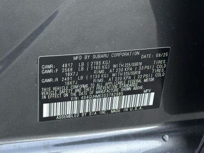 2025 Subaru Crosstrek Limited