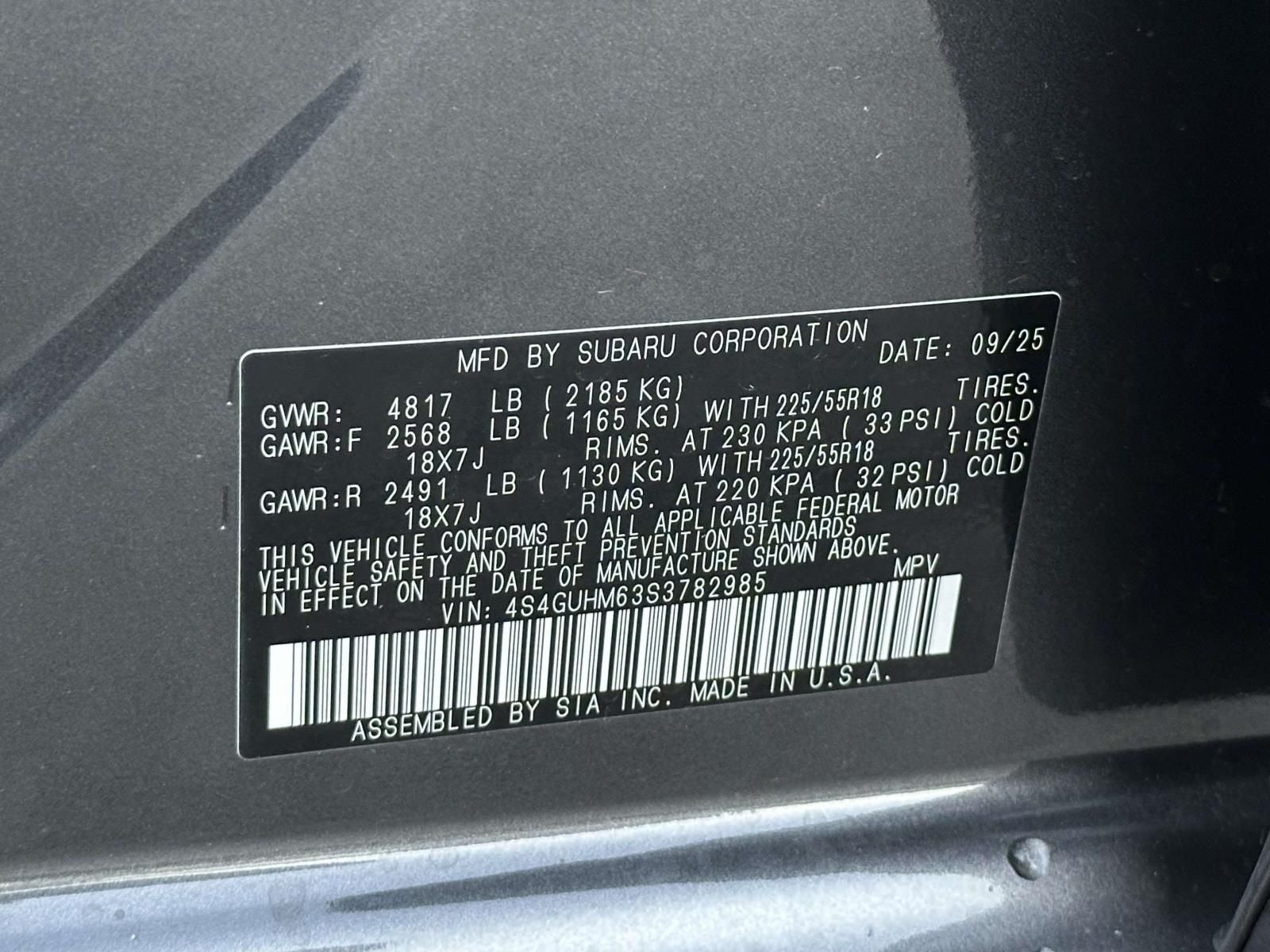 2025 Subaru Crosstrek Limited