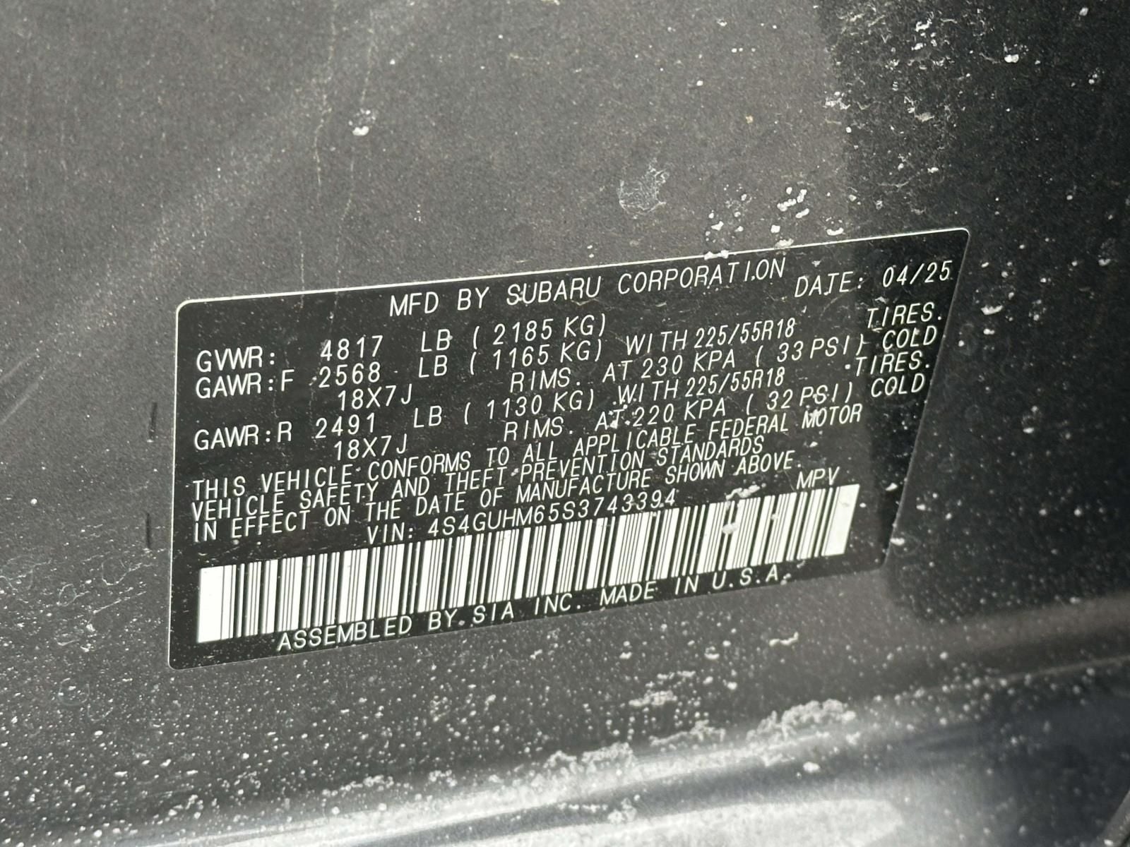 2025 Subaru Crosstrek Limited