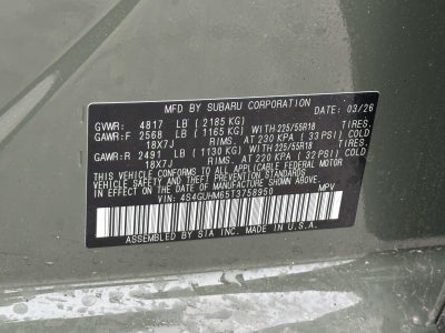 2026 Subaru Crosstrek Limited
