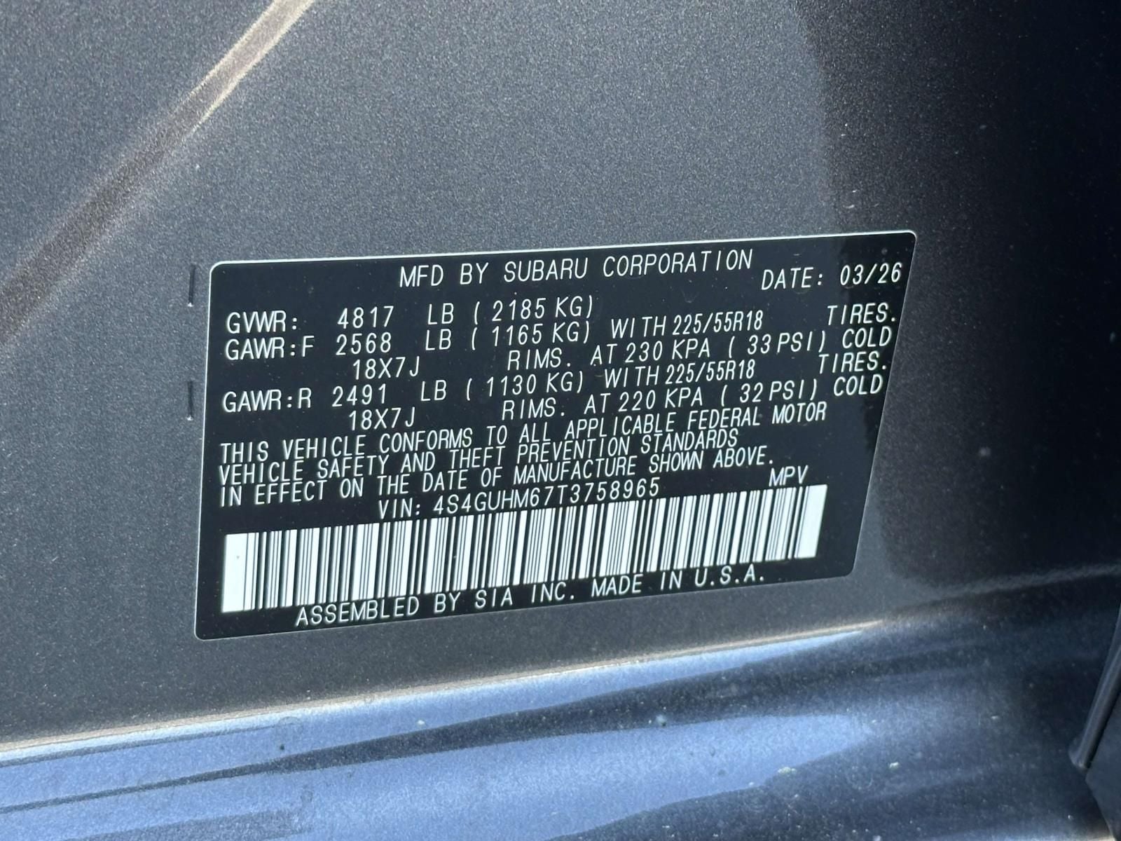 2026 Subaru Crosstrek Limited