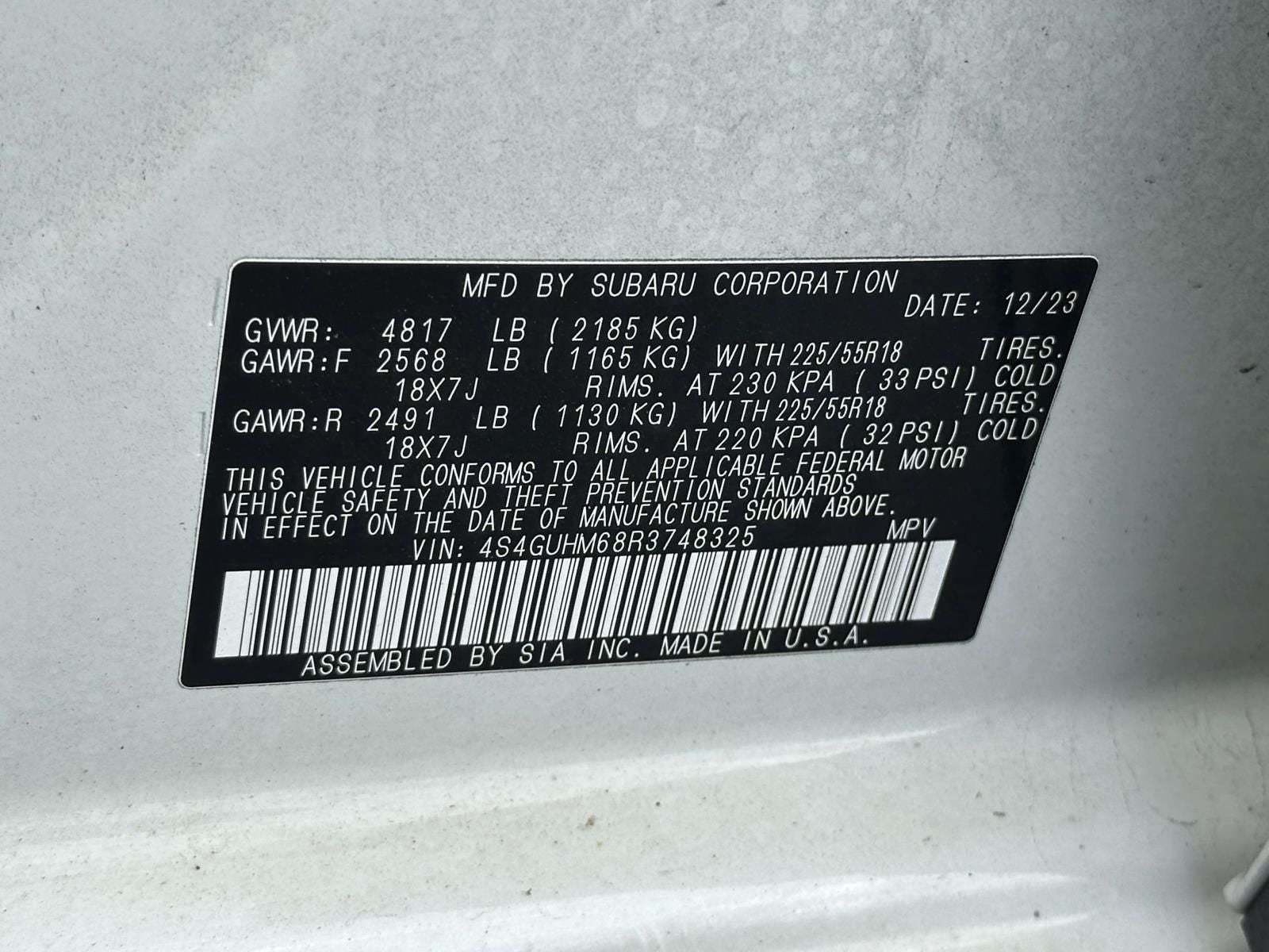 2024 Subaru Crosstrek Limited