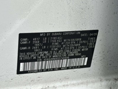 2025 Subaru Crosstrek Limited