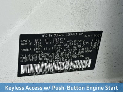 2025 Subaru Crosstrek Limited