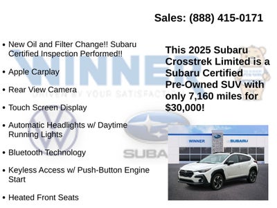 2025 Subaru Crosstrek Limited