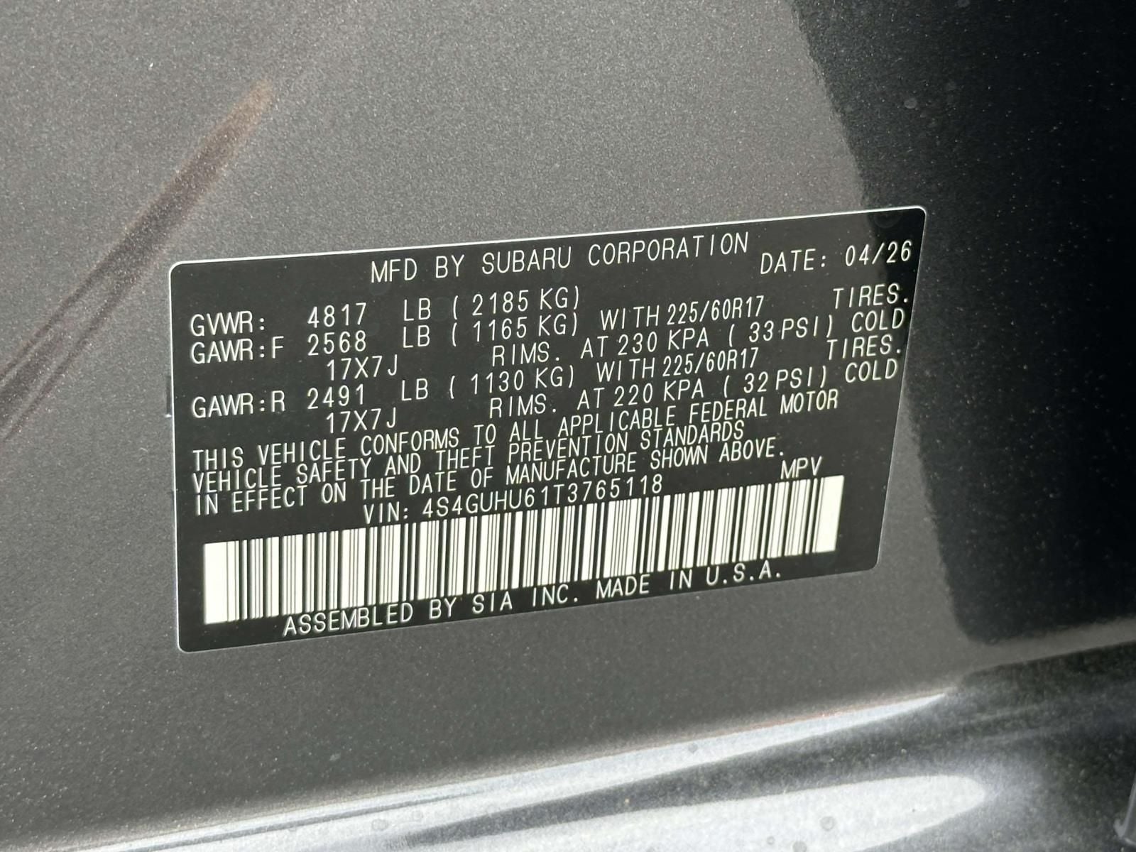 2026 Subaru Crosstrek Wilderness