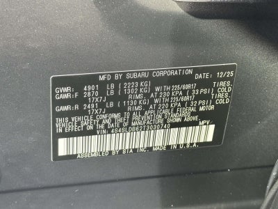 2026 Subaru Forester Premium