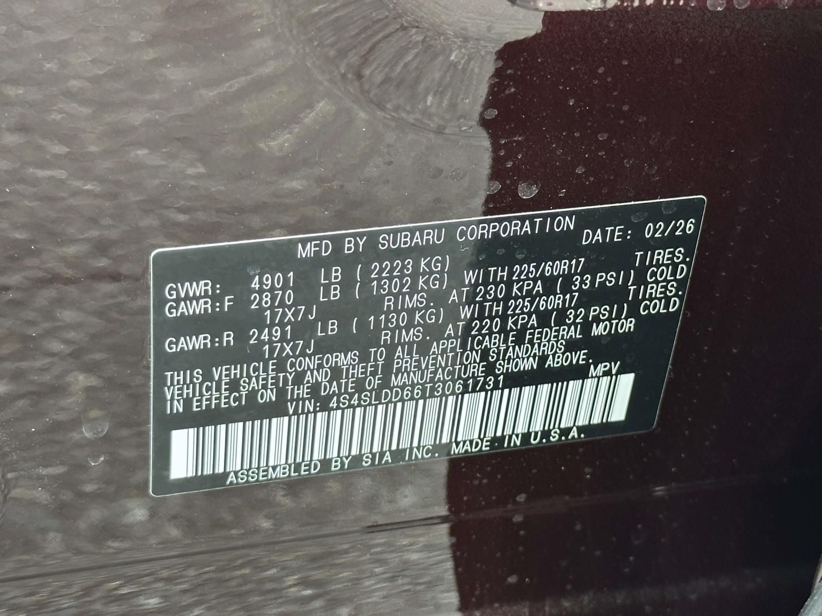 2026 Subaru Forester Premium