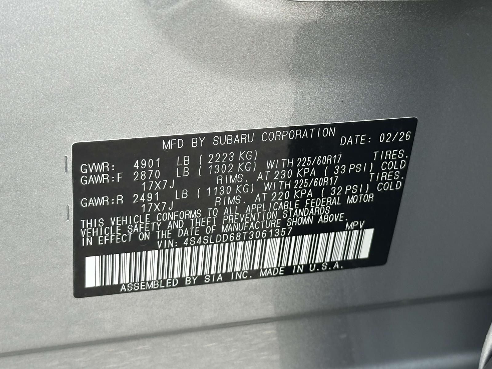 2026 Subaru Forester Premium