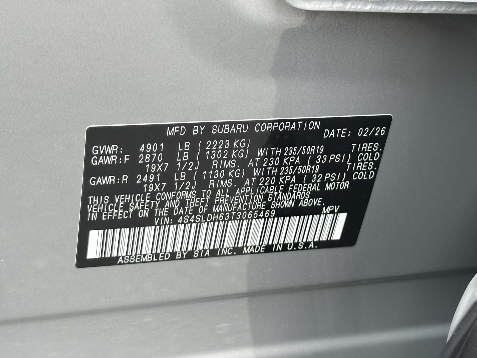 2026 Subaru Forester Sport