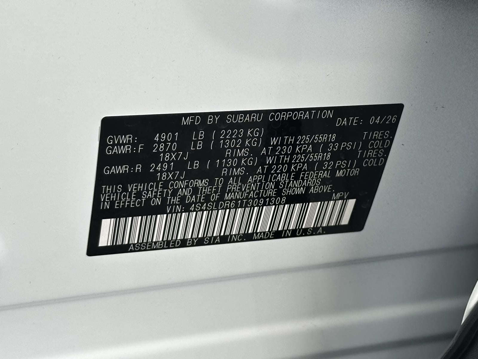 2026 Subaru Forester Limited