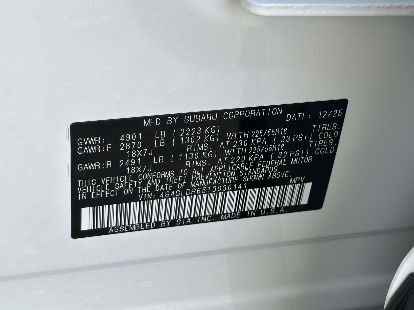 2026 Subaru Forester Limited