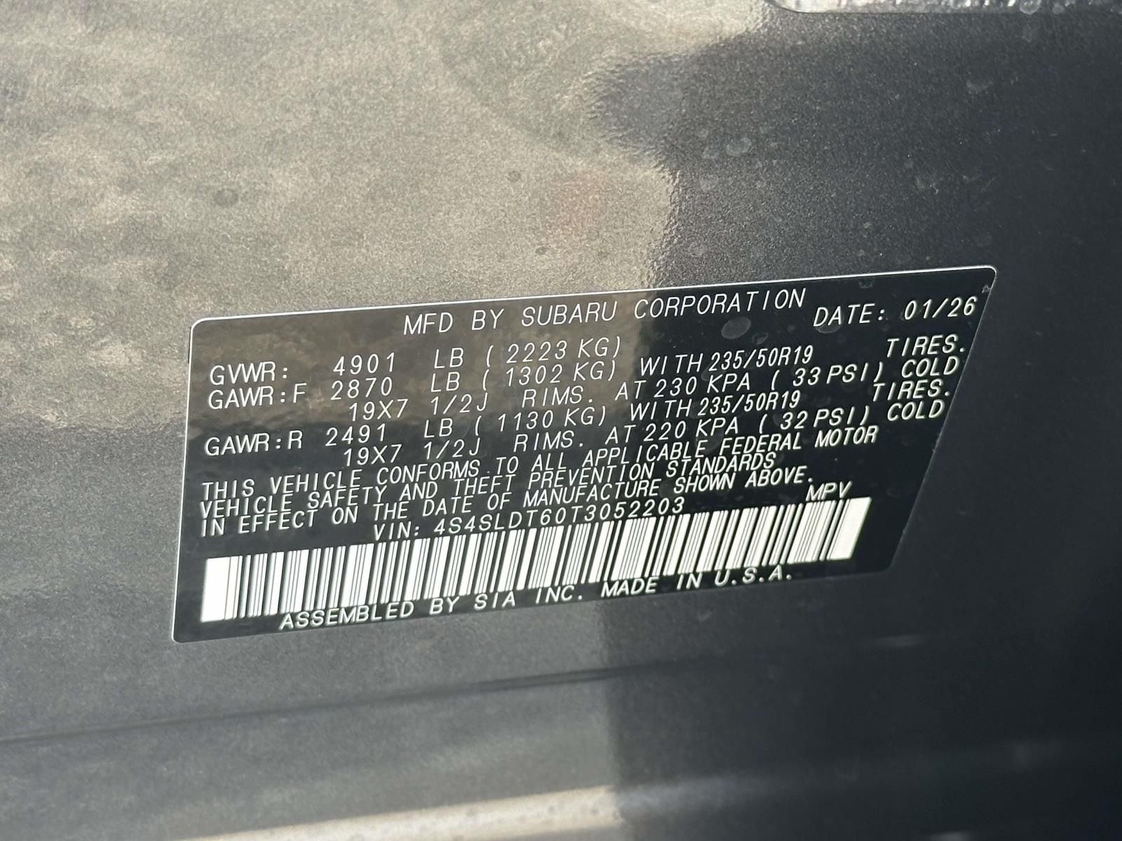 2026 Subaru Forester Touring