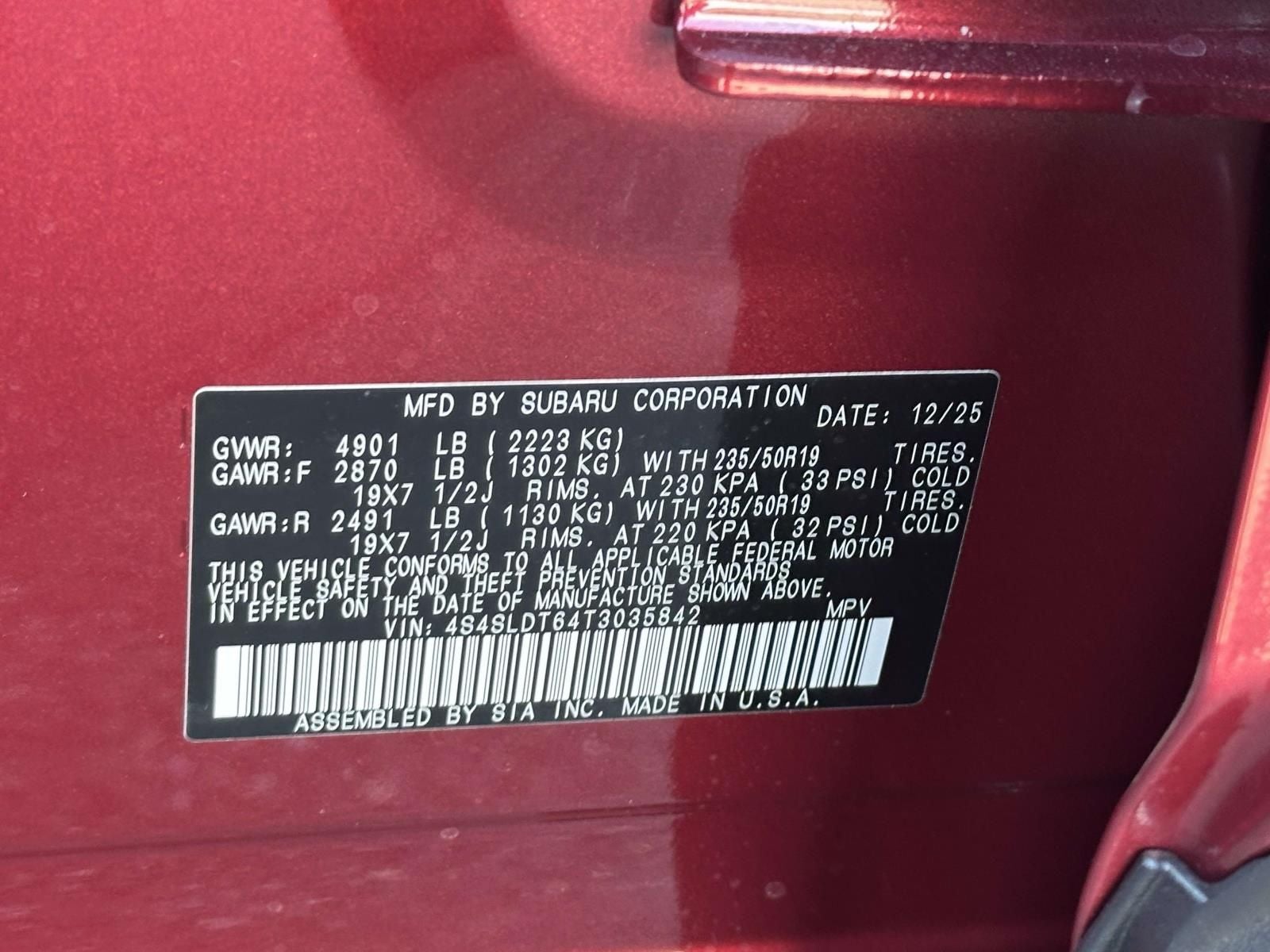 2026 Subaru Forester Touring