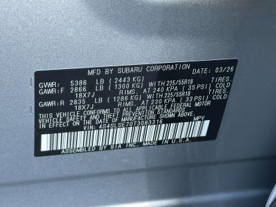 2026 Subaru Forester Premium Hybrid