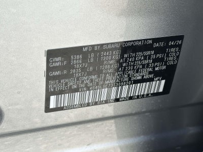 2026 Subaru Forester Premium Hybrid