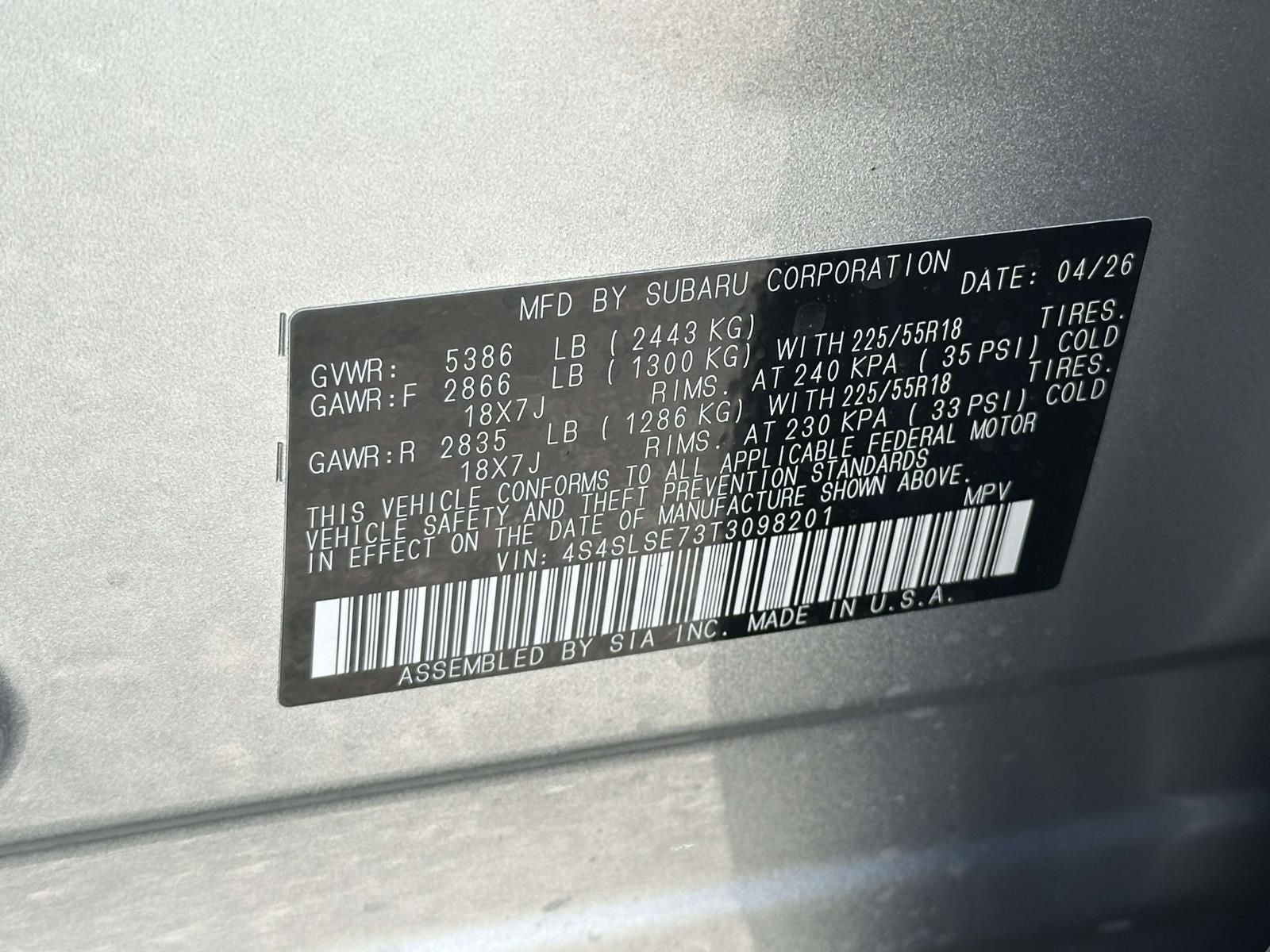 2026 Subaru Forester Premium Hybrid