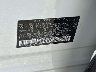 2026 Subaru Forester Sport Hybrid
