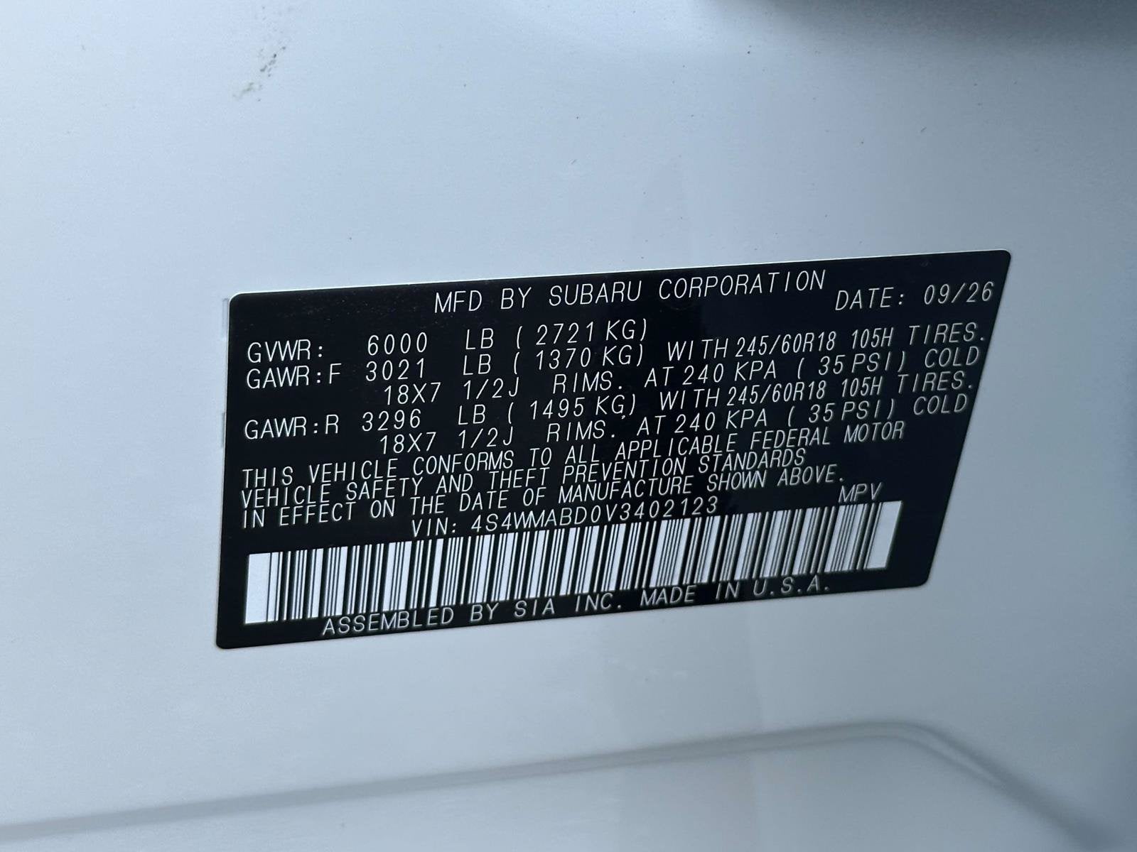 2027 Subaru Ascent Premium