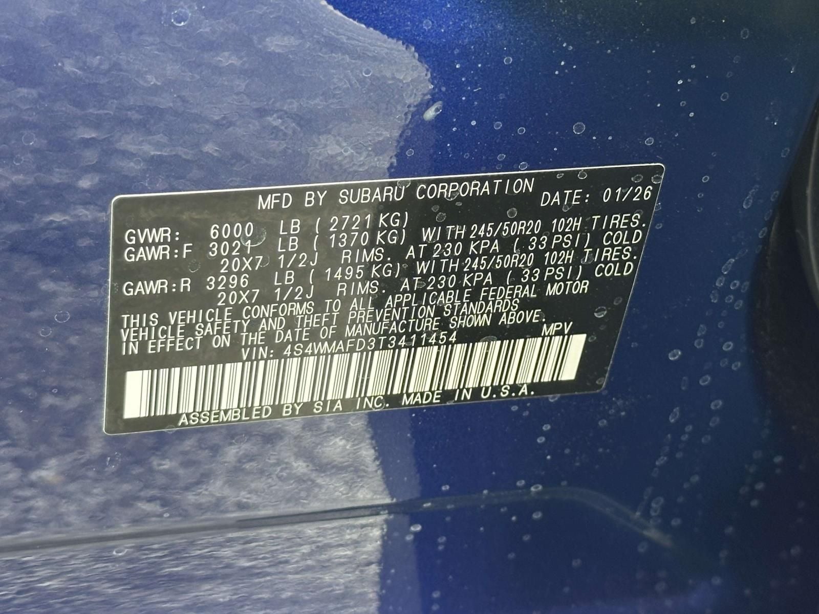 2026 Subaru Ascent Limited