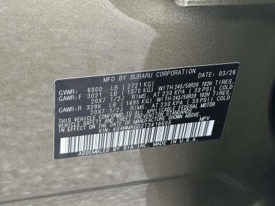 2026 Subaru Ascent Limited
