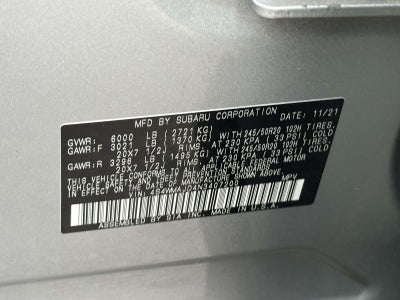 2022 Subaru Ascent Onyx Edition