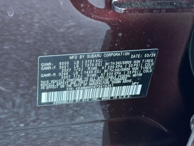 2026 Subaru Ascent Touring