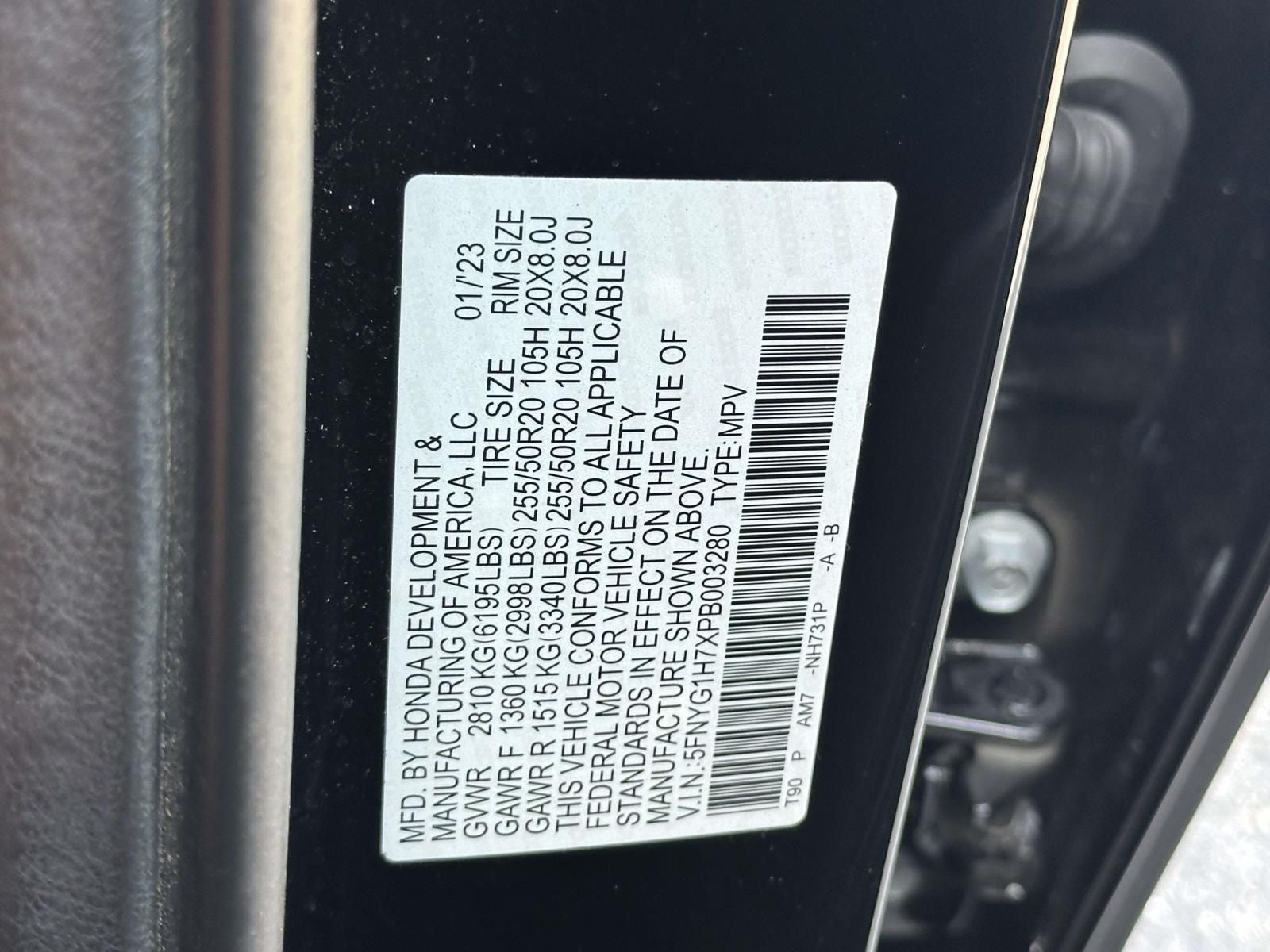 2023 Honda Pilot Touring