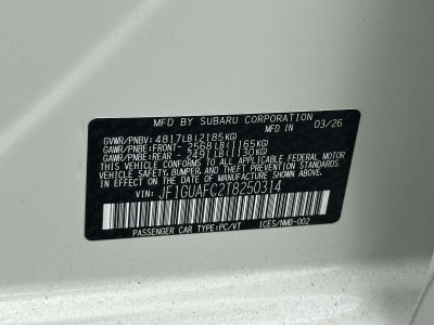 2026 Subaru Impreza Sport