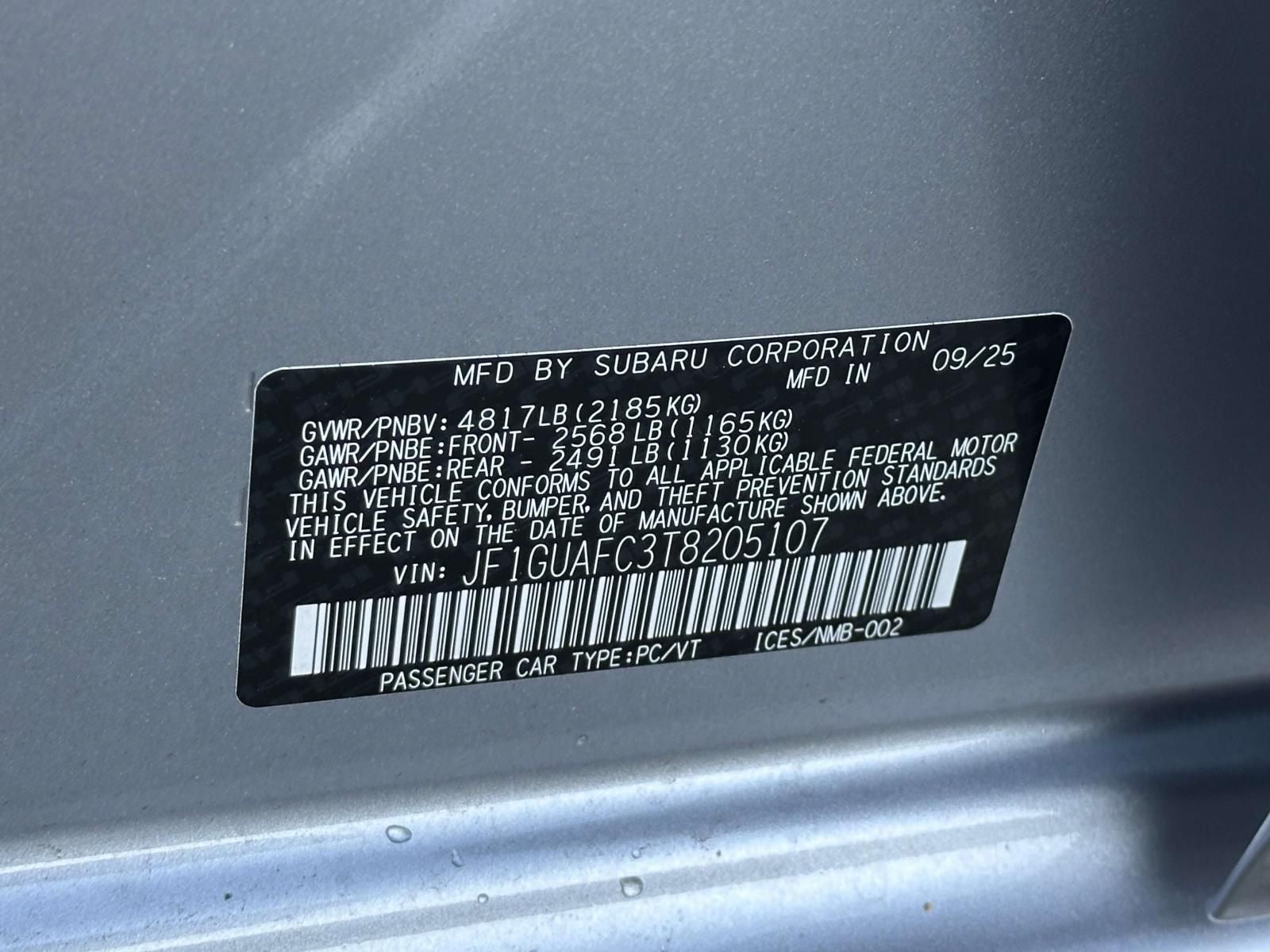 2026 Subaru Impreza Sport