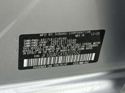 2026 Subaru Impreza Sport