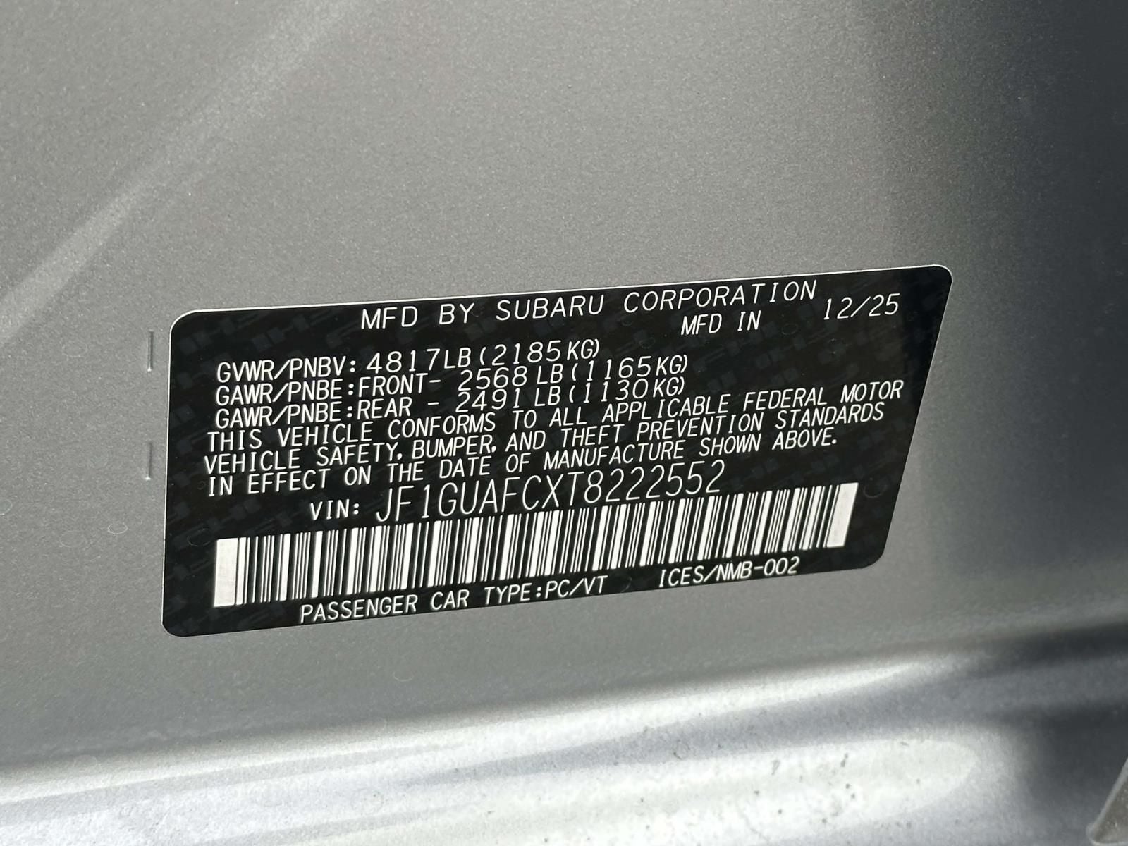 2026 Subaru Impreza Sport