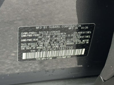 2026 Subaru Outback Premium