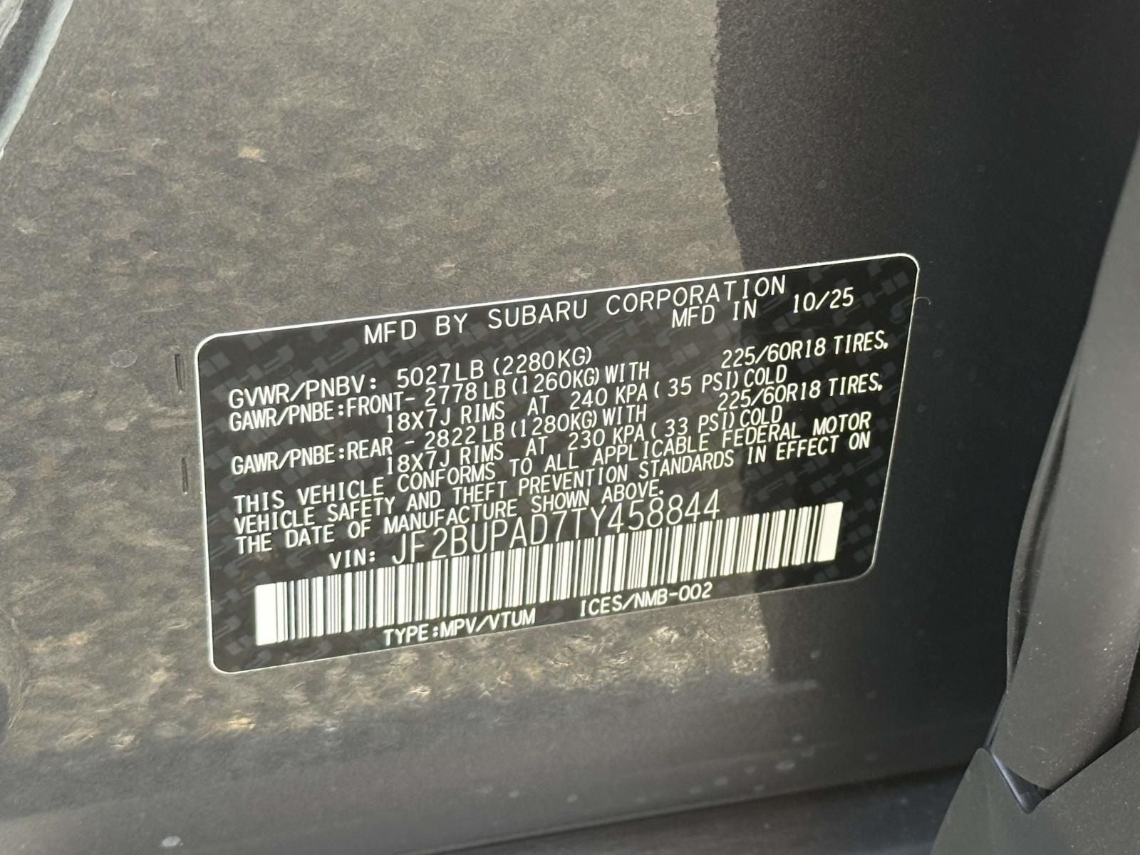 2026 Subaru Outback Premium