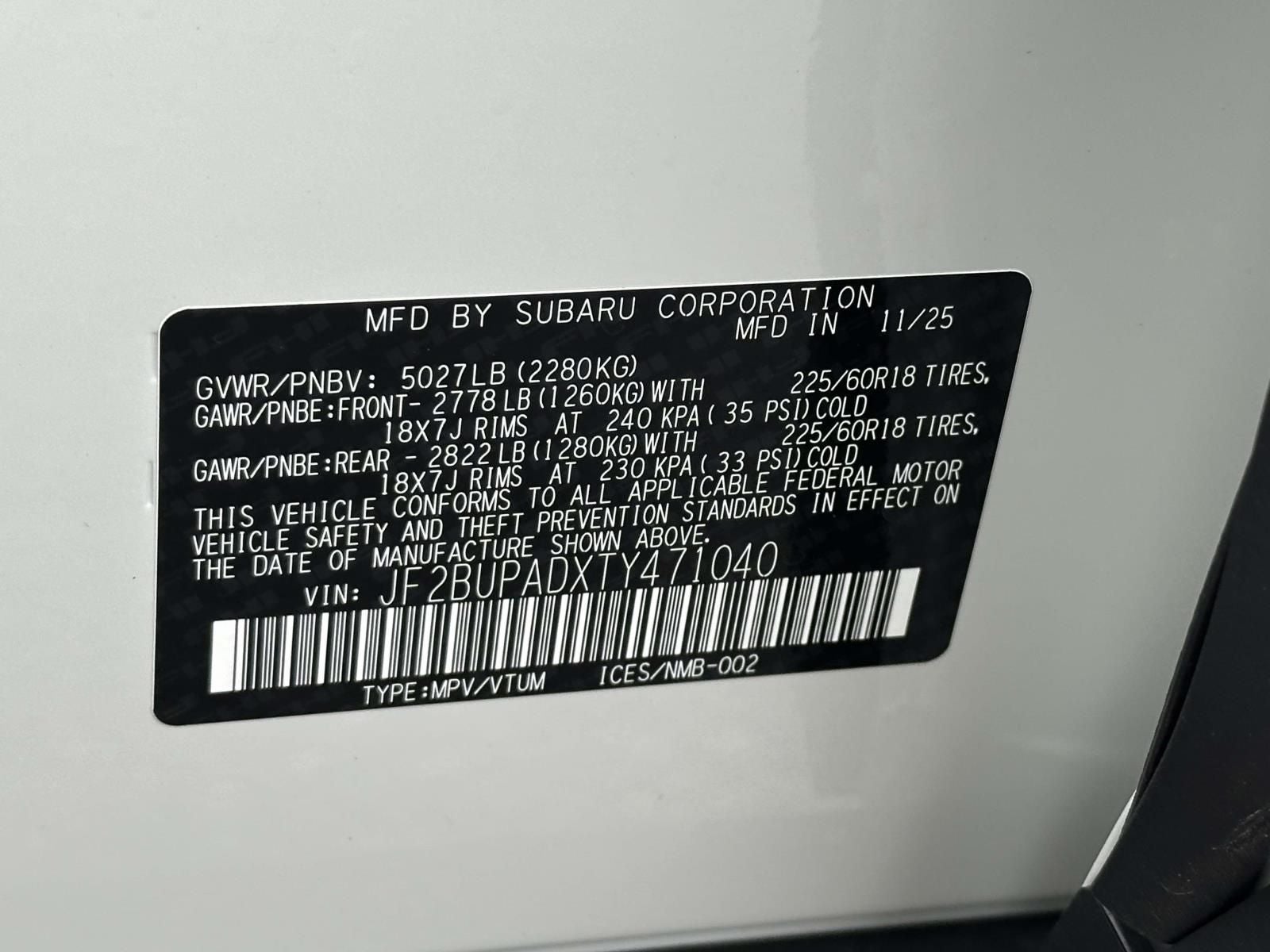 2026 Subaru Outback Premium