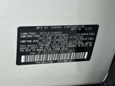 2026 Subaru Outback Premium