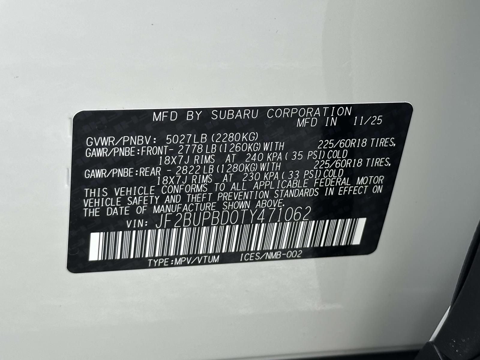 2026 Subaru Outback Premium