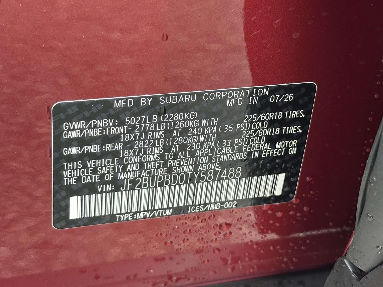 2026 Subaru Outback Premium