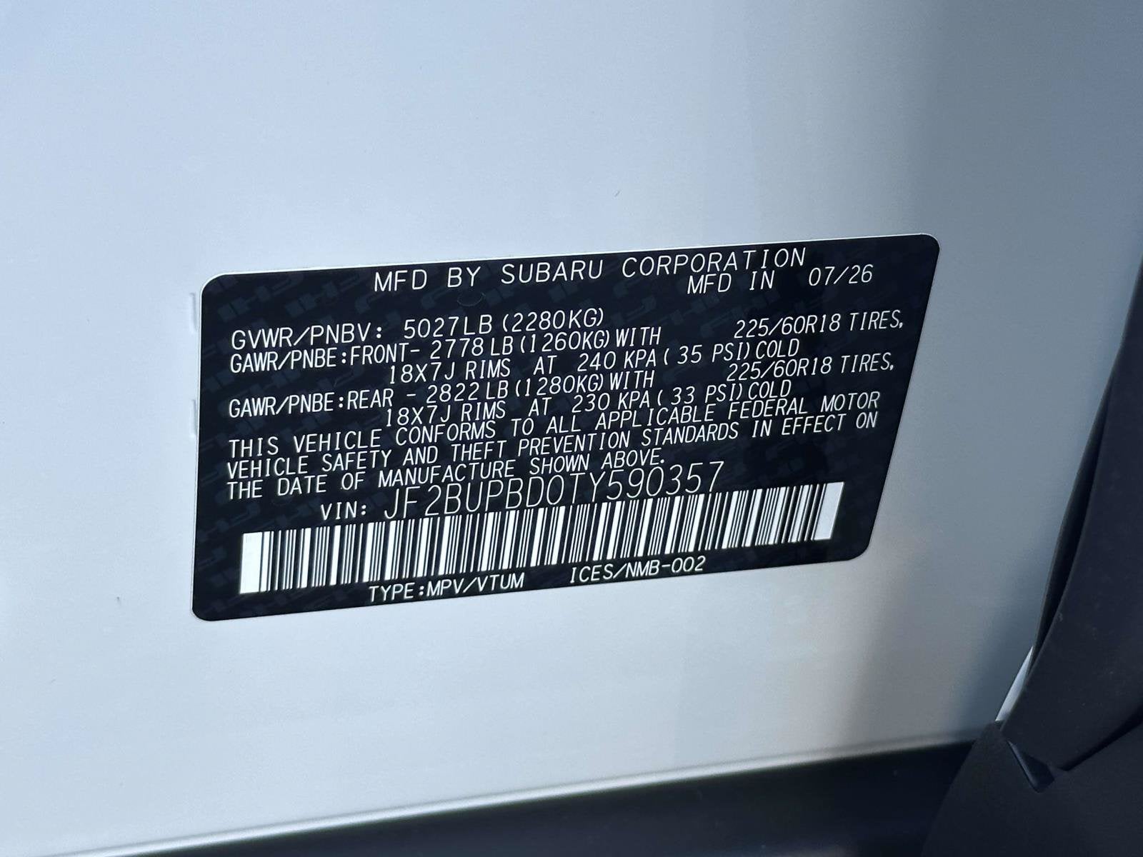 2026 Subaru Outback Premium