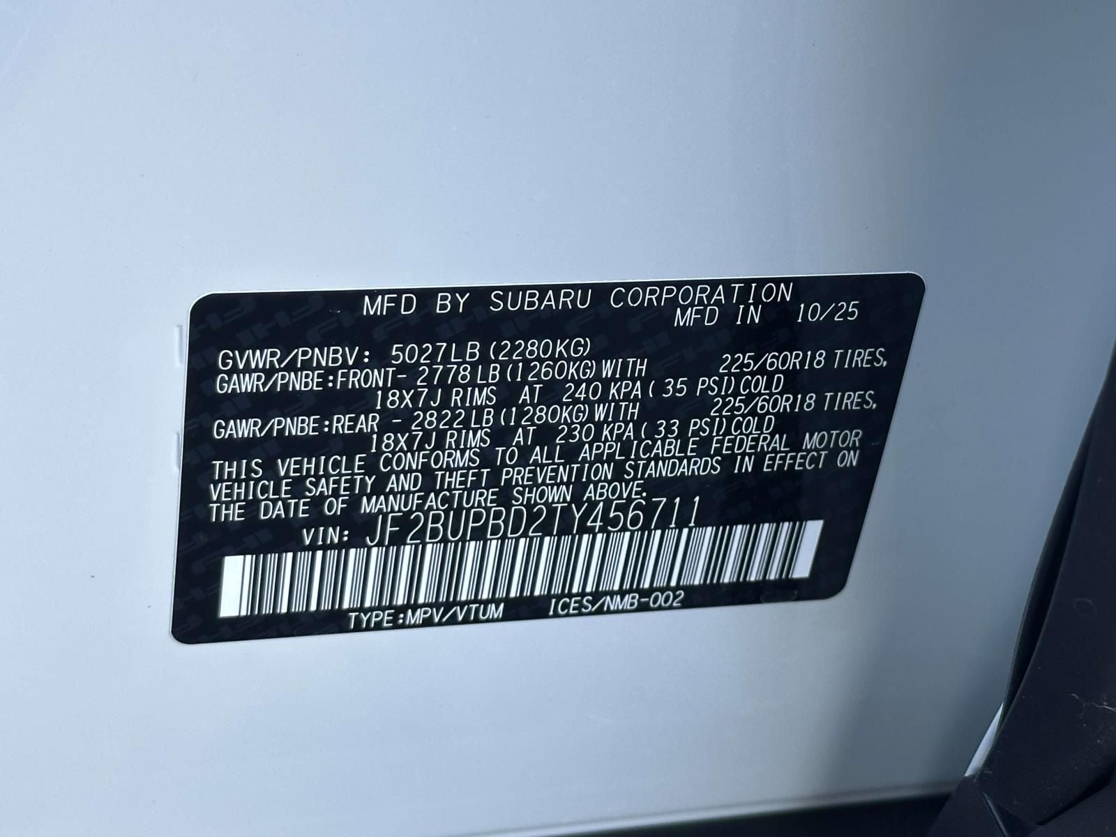 2026 Subaru Outback Premium